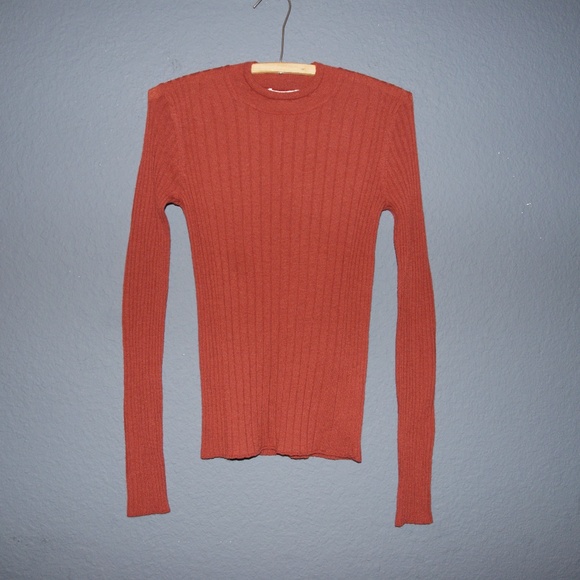 VINCE. Mixed Rib Cashmere Long Sleeve Sweater sz S - Picture 4 of 8